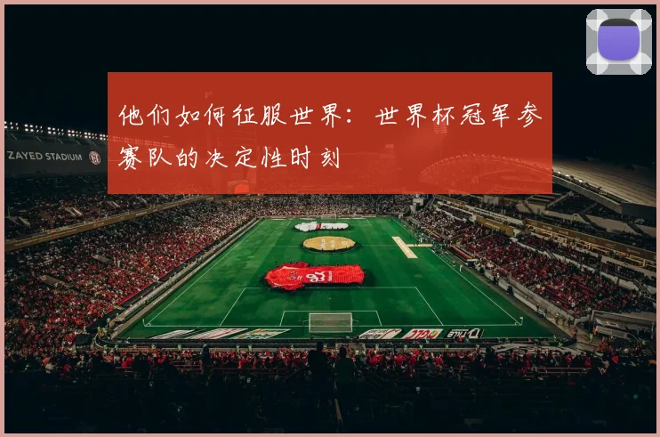 他们如何征服世界:世界杯冠军参赛队的决定性时刻